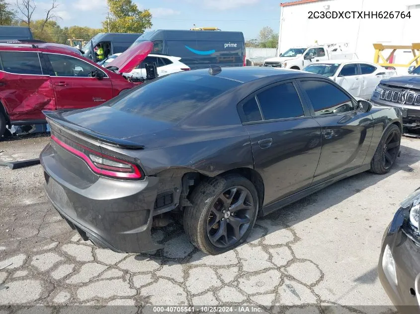 2017 Dodge Charger R/T Rwd VIN: 2C3CDXCTXHH626764 Lot: 40705541