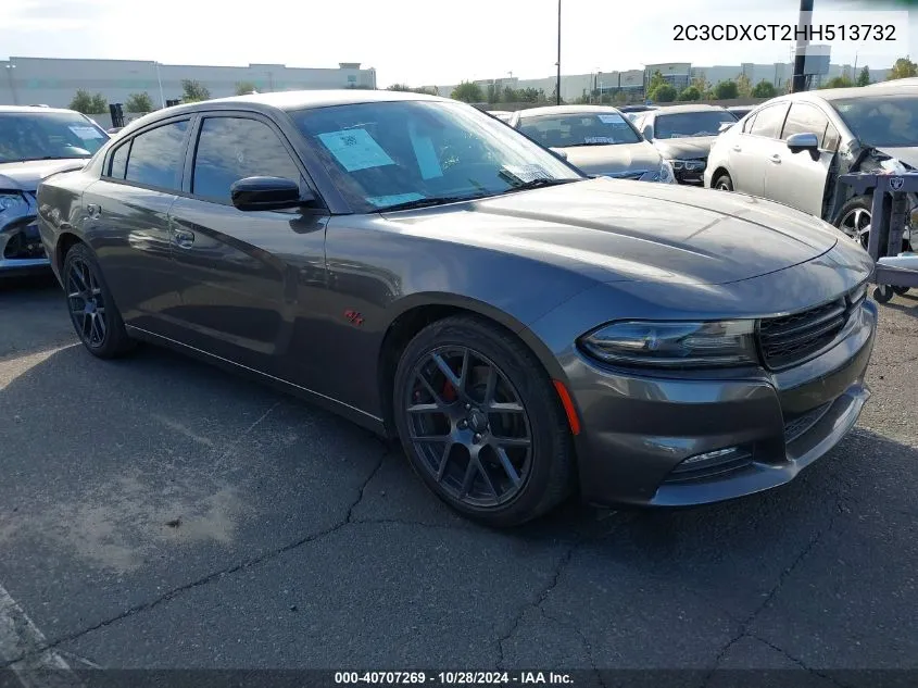 2017 Dodge Charger R/T Rwd VIN: 2C3CDXCT2HH513732 Lot: 40707269