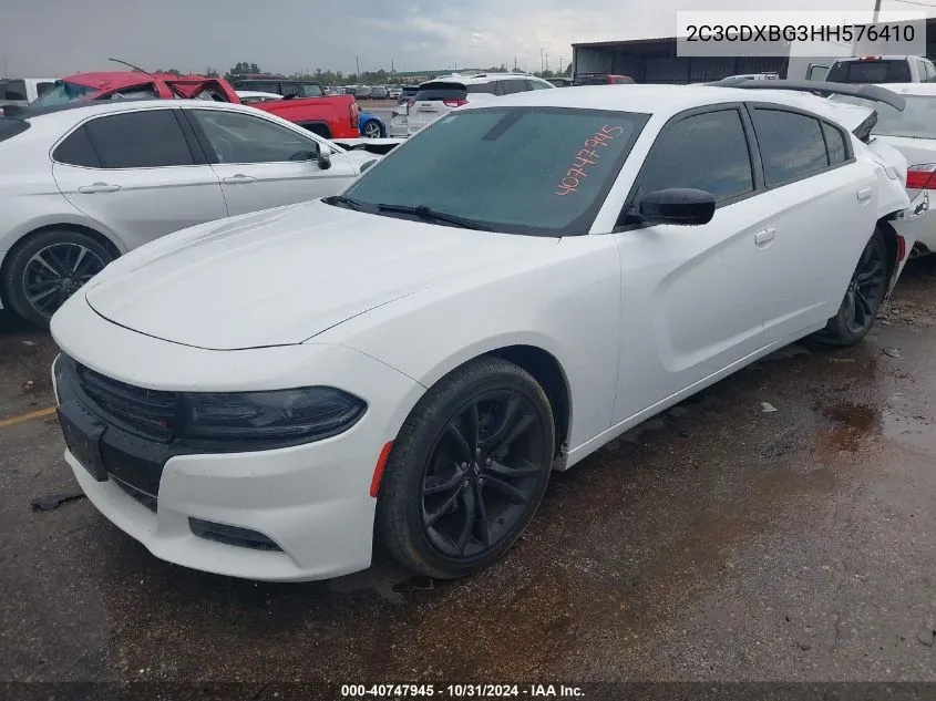 2017 Dodge Charger Se Rwd VIN: 2C3CDXBG3HH576410 Lot: 40747945