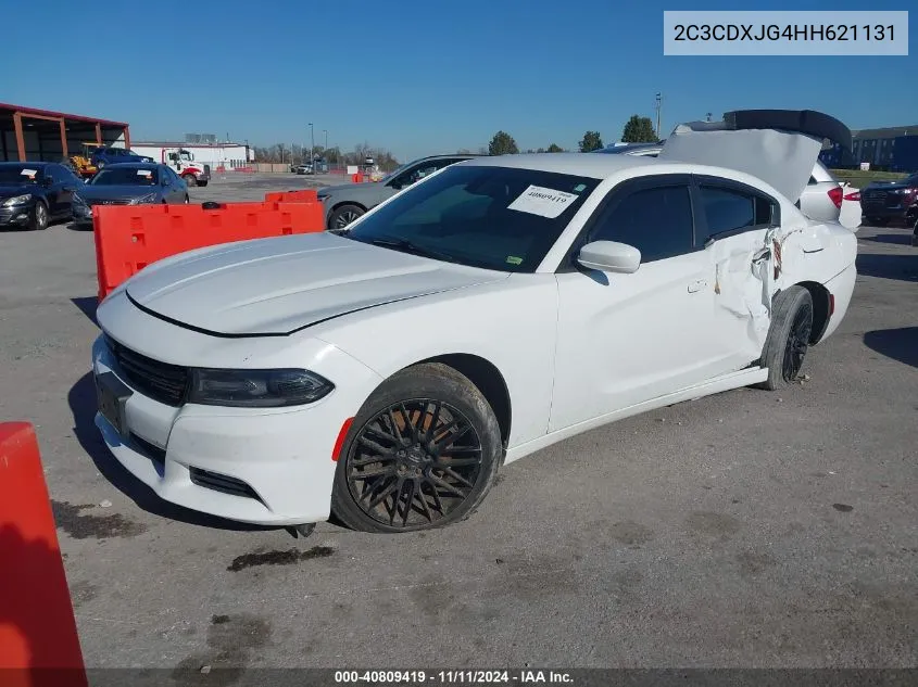 2017 Dodge Charger Sxt VIN: 2C3CDXJG4HH621131 Lot: 40809419