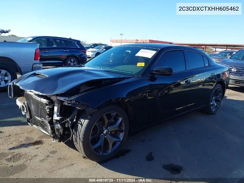 2017 Dodge Charger R/T Rwd VIN: 2C3CDXCTXHH605462 Lot: 40819725