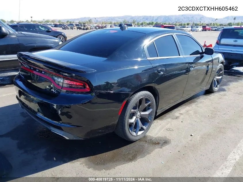 2017 Dodge Charger R/T Rwd VIN: 2C3CDXCTXHH605462 Lot: 40819725