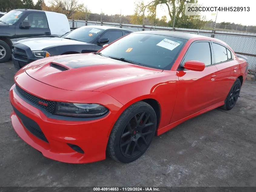 2017 Dodge Charger Daytona 340 Rwd VIN: 2C3CDXCT4HH528913 Lot: 40914653