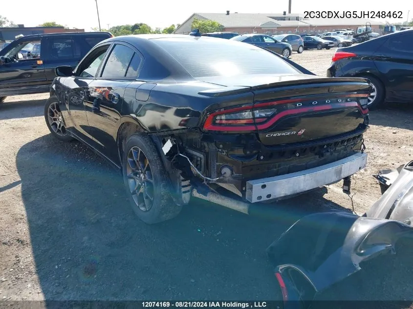 2018 Dodge Charger Gt VIN: 2C3CDXJG5JH248462 Lot: 12074169