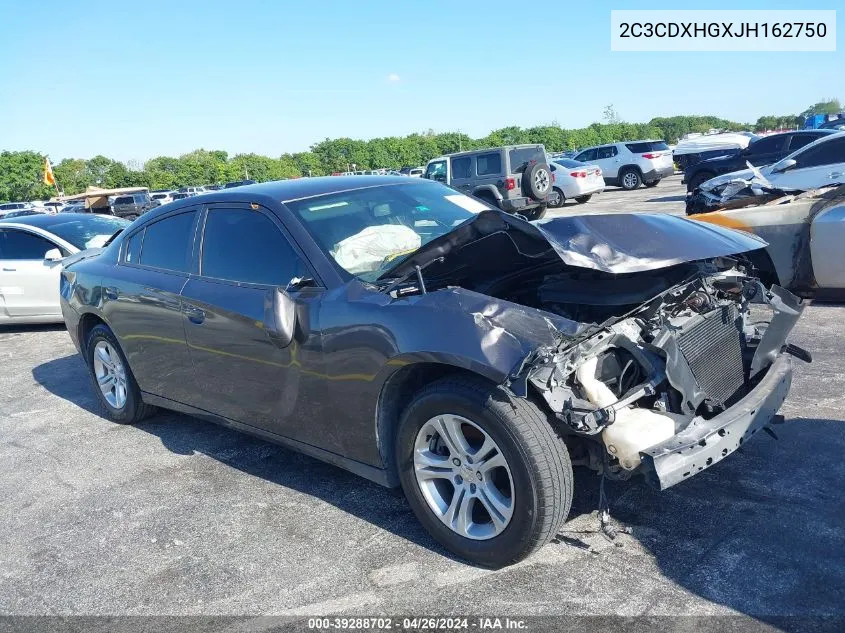 2C3CDXHGXJH162750 2018 Dodge Charger Sxt Plus Rwd