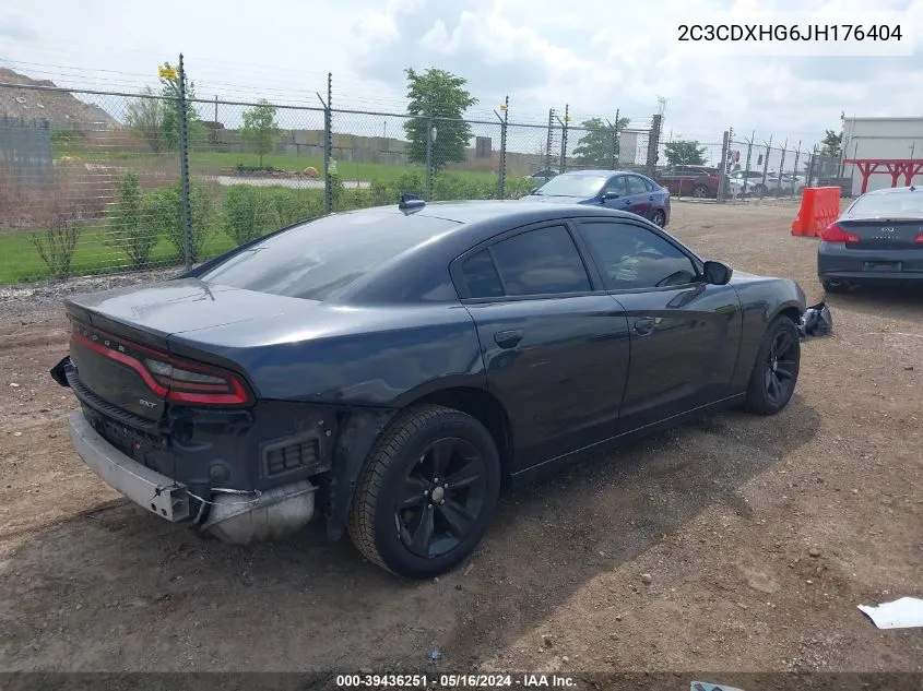 2C3CDXHG6JH176404 2018 Dodge Charger Sxt Plus Rwd