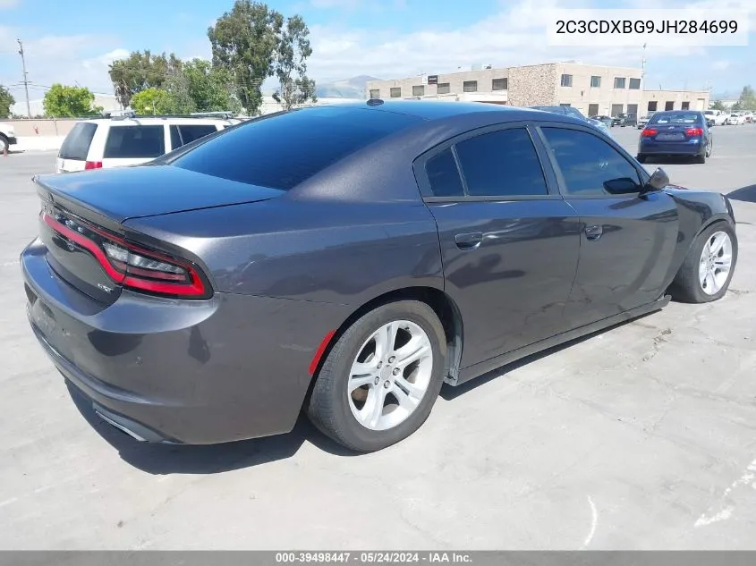 2C3CDXBG9JH284699 2018 Dodge Charger Sxt Rwd