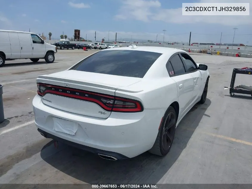 2018 Dodge Charger R/T Rwd VIN: 2C3CDXCT1JH329856 Lot: 39667653