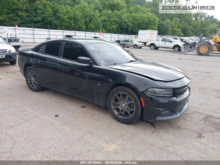 2018 Dodge Charger Gt Awd VIN: 2C3CDXJG1JH189328 Lot: 39744441