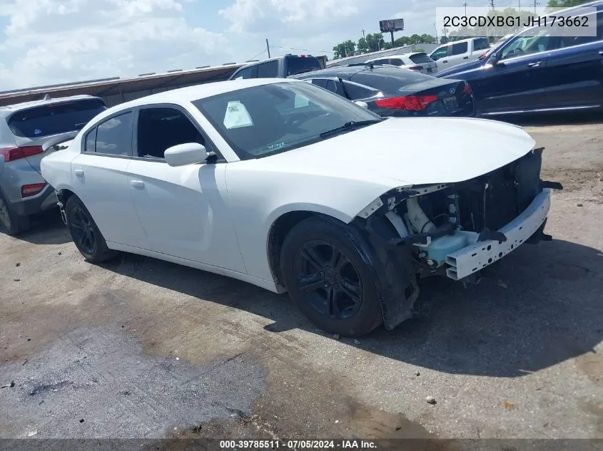 2C3CDXBG1JH173662 2018 Dodge Charger Sxt Rwd