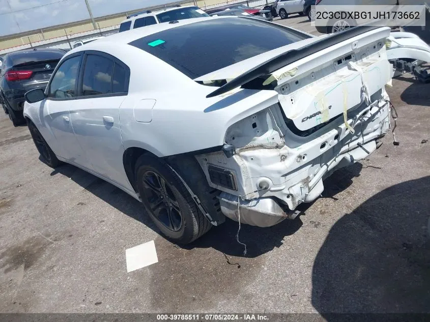 2C3CDXBG1JH173662 2018 Dodge Charger Sxt Rwd