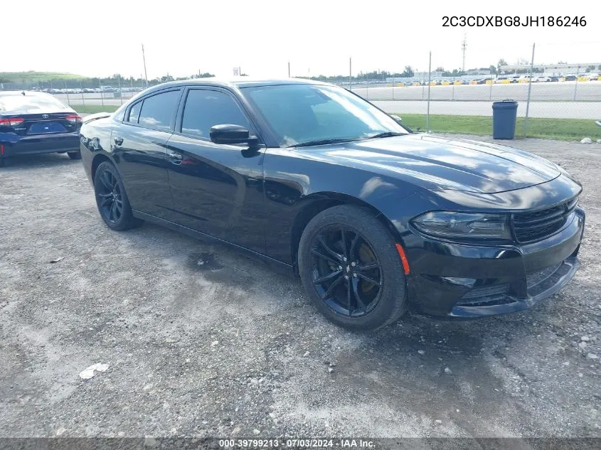 2C3CDXBG8JH186246 2018 Dodge Charger Sxt Rwd