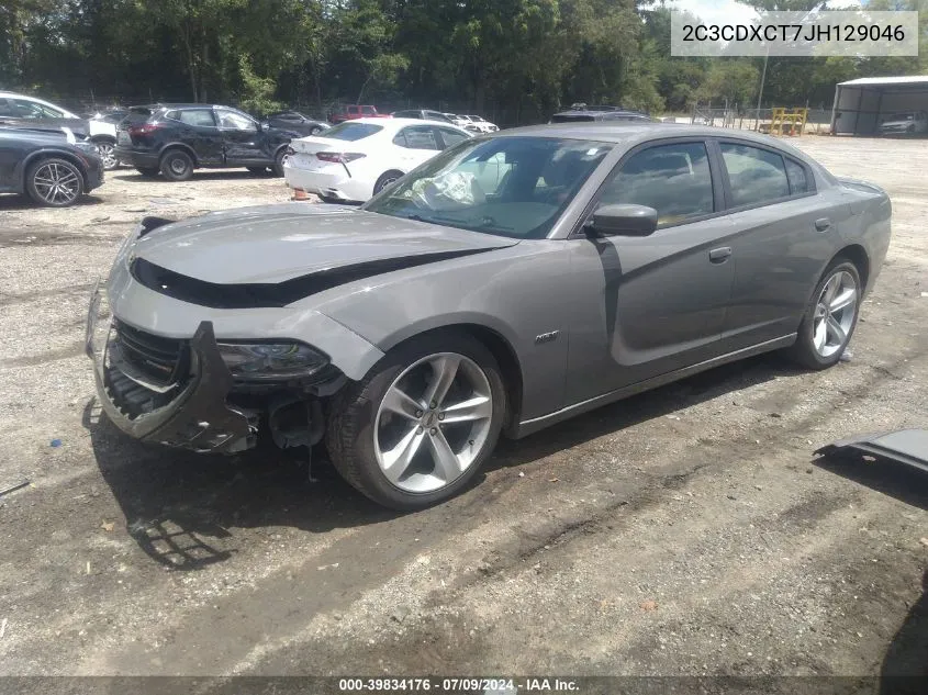 2C3CDXCT7JH129046 2018 Dodge Charger R/T Rwd