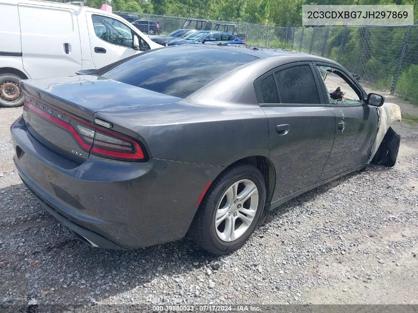 2C3CDXBG7JH297869 2018 Dodge Charger Sxt Rwd