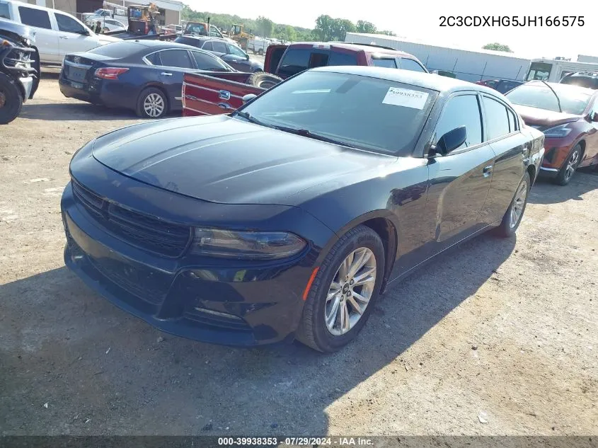 2018 Dodge Charger Sxt Plus Rwd VIN: 2C3CDXHG5JH166575 Lot: 39938353