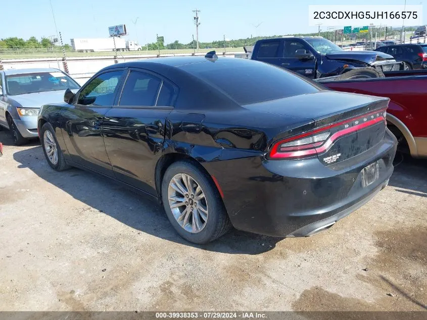 2C3CDXHG5JH166575 2018 Dodge Charger Sxt Plus Rwd