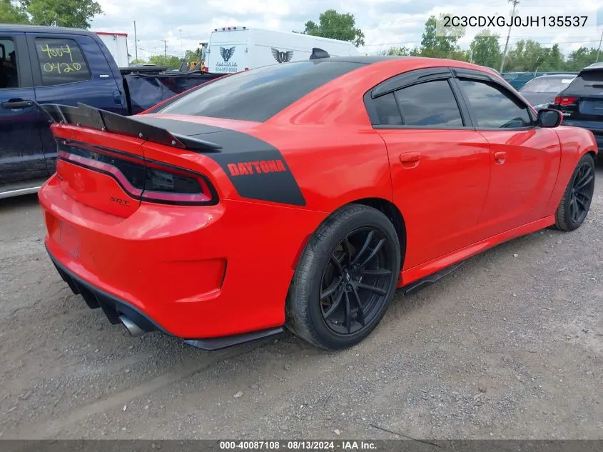 2018 Dodge Charger Daytona 392 Rwd VIN: 2C3CDXGJ0JH135537 Lot: 40087108