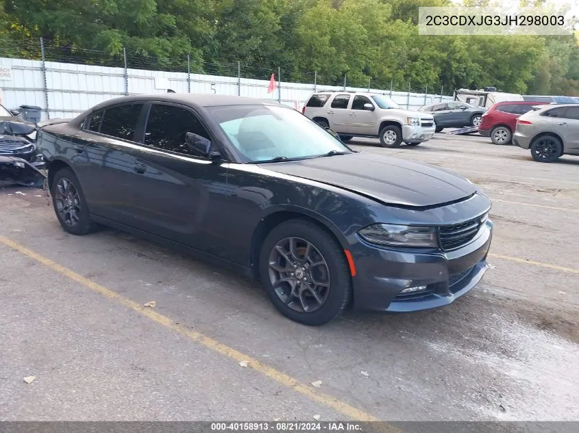 2018 Dodge Charger Gt VIN: 2C3CDXJG3JH298003 Lot: 40158913