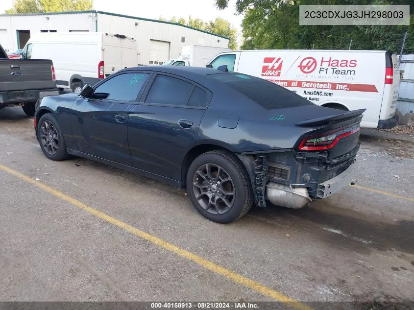 2018 Dodge Charger Gt VIN: 2C3CDXJG3JH298003 Lot: 40158913