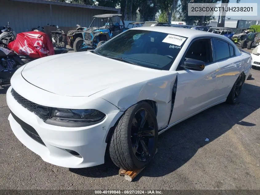 2C3CDXCT1JH238201 2018 Dodge Charger R/T Rwd