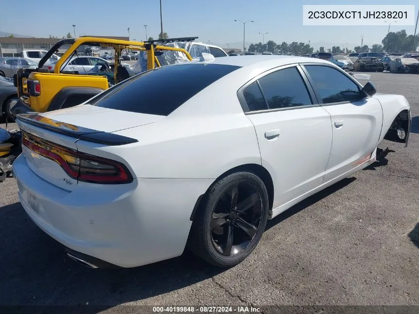 2C3CDXCT1JH238201 2018 Dodge Charger R/T Rwd