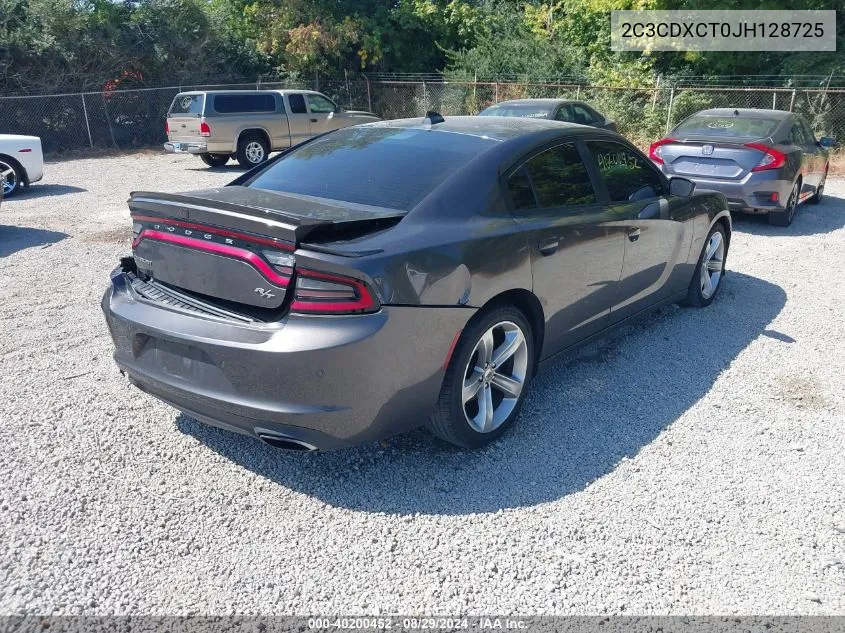 2C3CDXCT0JH128725 2018 Dodge Charger R/T Rwd