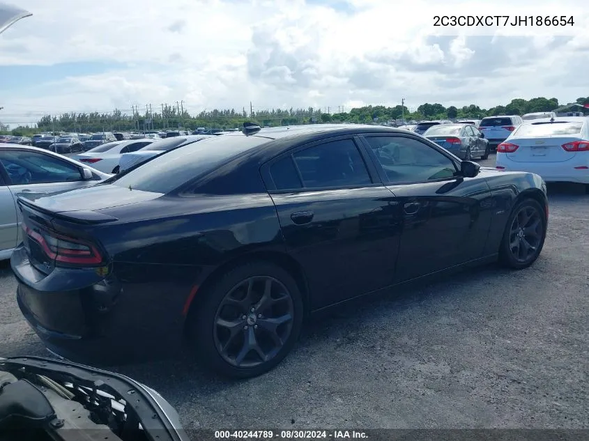 2C3CDXCT7JH186654 2018 Dodge Charger R/T Rwd