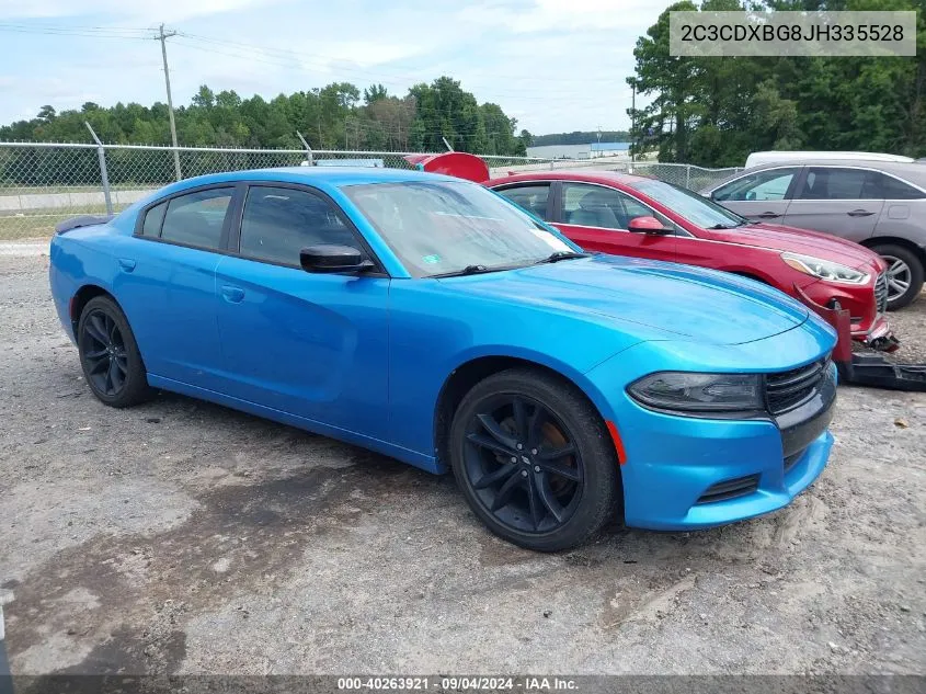 2C3CDXBG8JH335528 2018 Dodge Charger Sxt Rwd