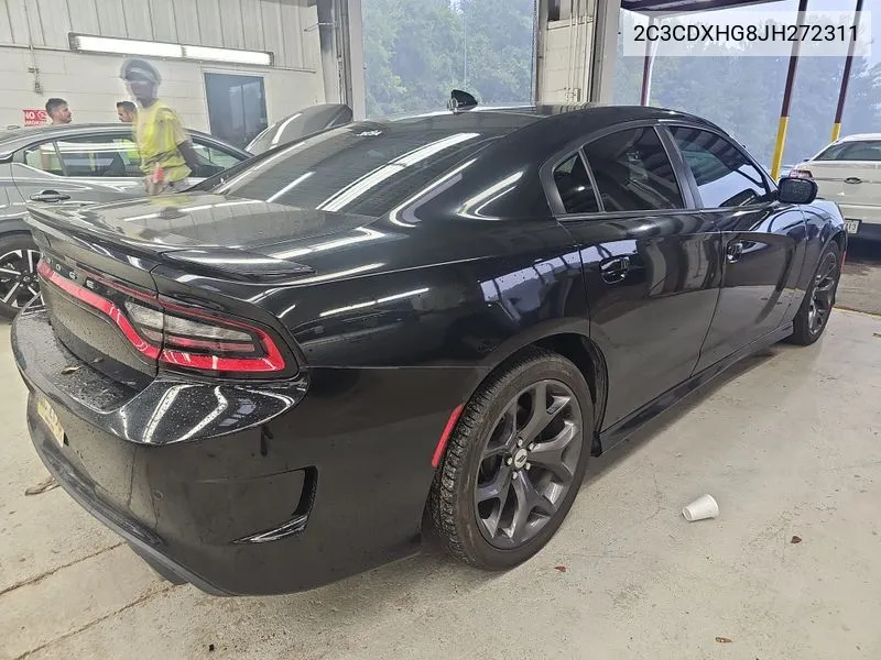 2018 Dodge Charger Sxt Plus Rwd VIN: 2C3CDXHG8JH272311 Lot: 40298229