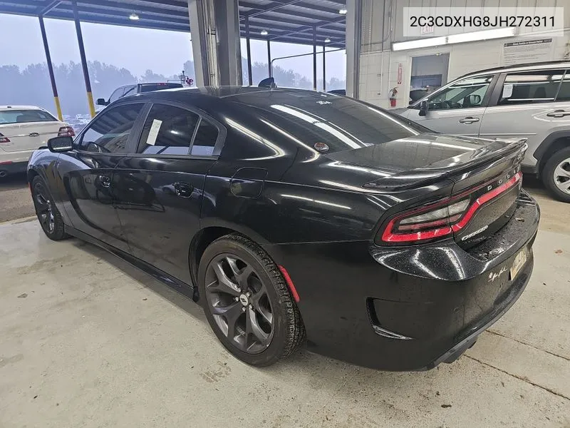 2018 Dodge Charger Sxt Plus Rwd VIN: 2C3CDXHG8JH272311 Lot: 40298229