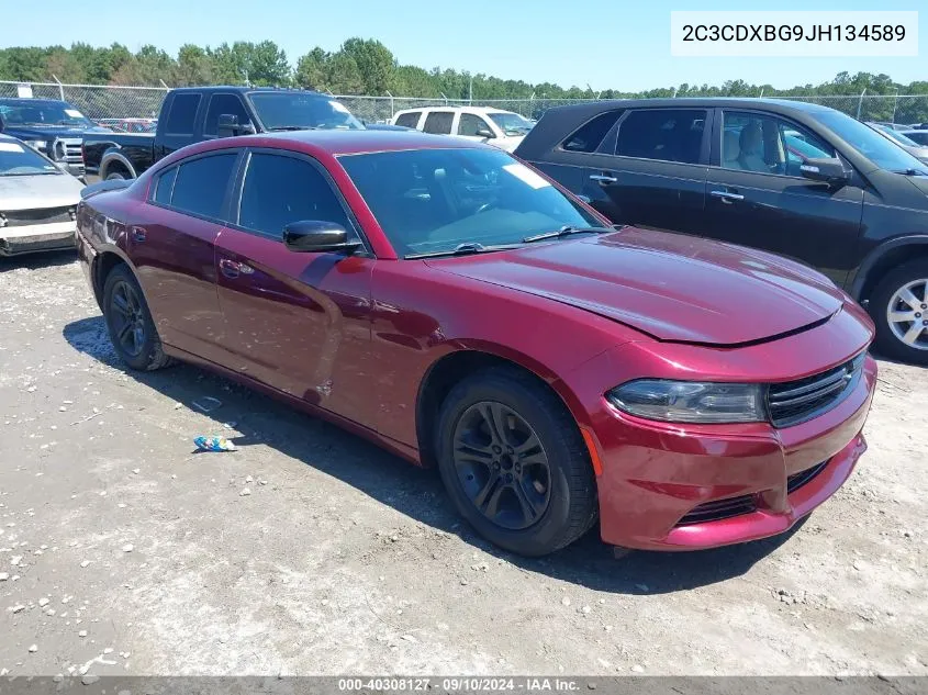 2C3CDXBG9JH134589 2018 Dodge Charger Sxt Rwd