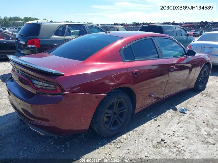 2018 Dodge Charger Sxt Rwd VIN: 2C3CDXBG9JH134589 Lot: 40308127