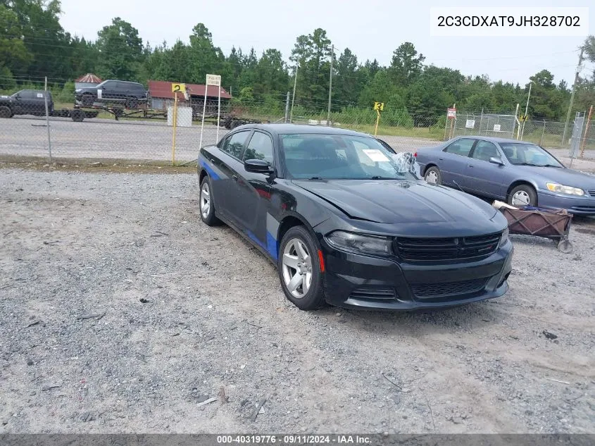 2018 Dodge Charger Police VIN: 2C3CDXAT9JH328702 Lot: 40319776