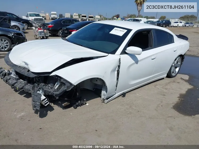 2C3CDXCT8JH261104 2018 Dodge Charger R/T Rwd