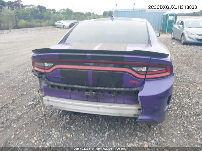 2C3CDXGJXJH318833 2018 Dodge Charger R/T Scat Pack Rwd