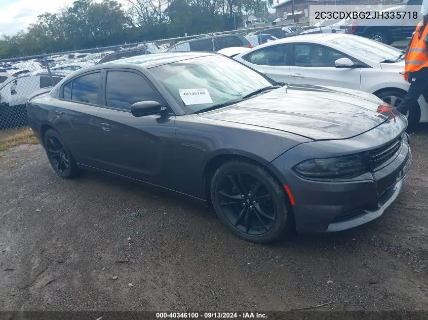 2C3CDXBG2JH335718 2018 Dodge Charger Sxt Rwd