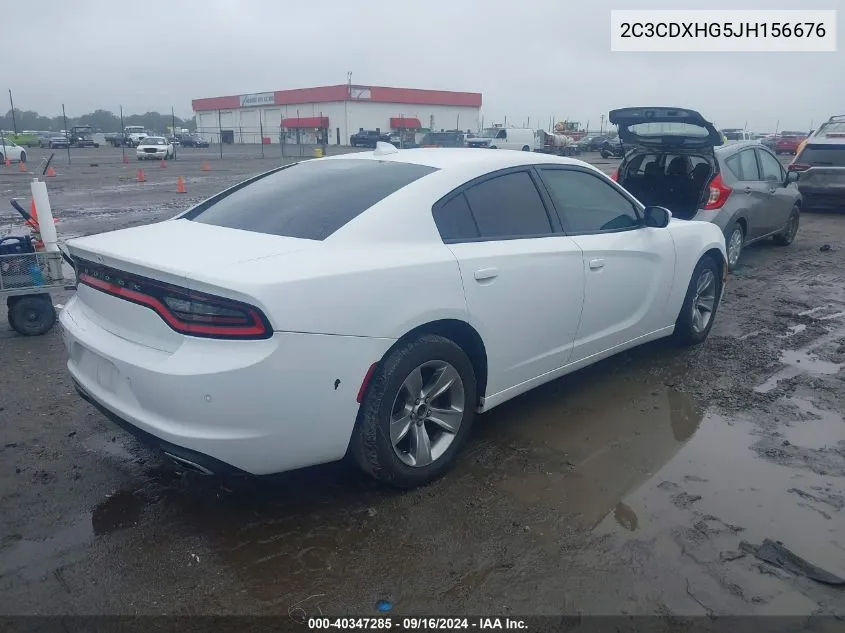 2C3CDXHG5JH156676 2018 Dodge Charger Sxt Plus Rwd