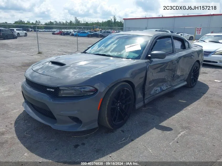 2018 Dodge Charger R/T 392 VIN: 2C3CDXGJ6JH157218 Lot: 40376835