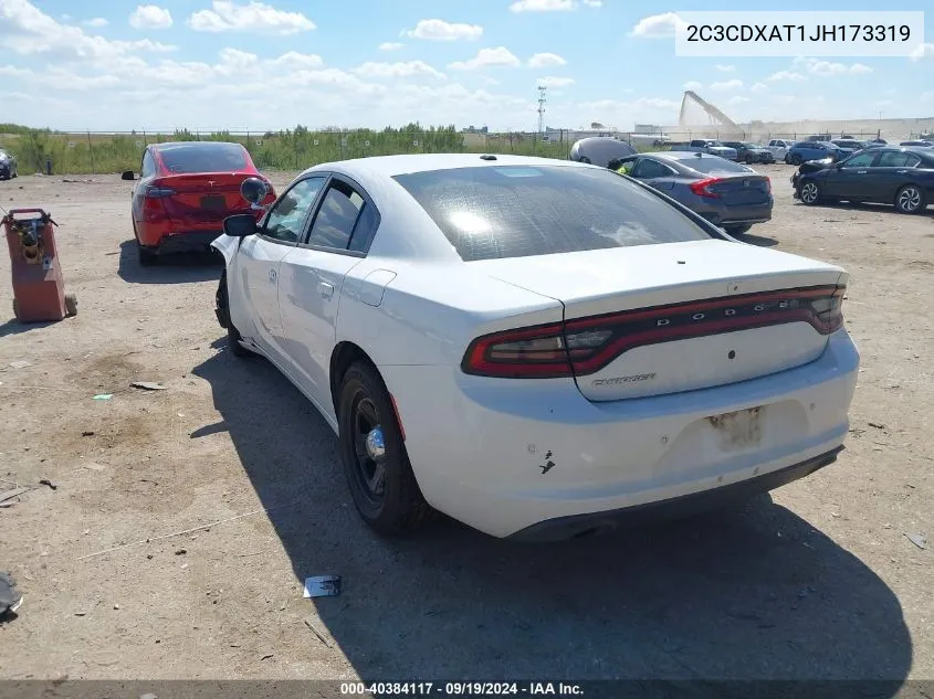 2018 Dodge Charger Police Rwd VIN: 2C3CDXAT1JH173319 Lot: 40384117