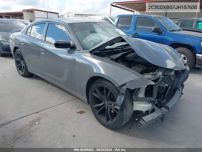 2C3CDXBG7JH157630 2018 Dodge Charger Sxt Rwd