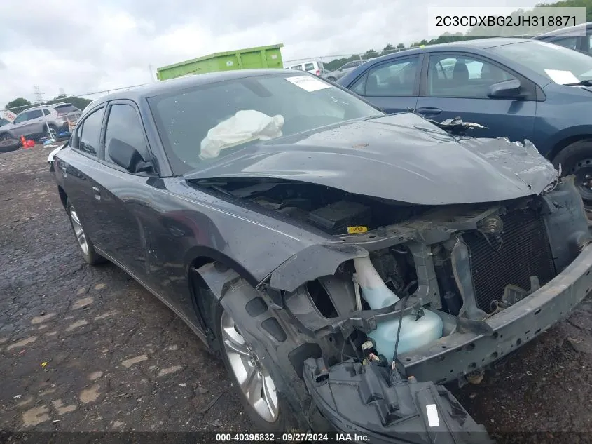 2C3CDXBG2JH318871 2018 Dodge Charger Sxt Rwd