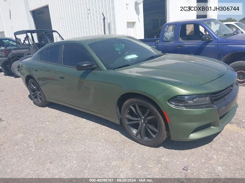 2C3CDXBG1JH306744 2018 Dodge Charger Sxt Rwd