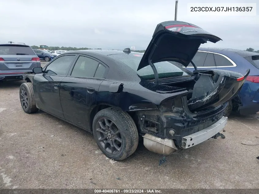 2018 Dodge Charger Gt VIN: 2C3CDXJG7JH136357 Lot: 40406761