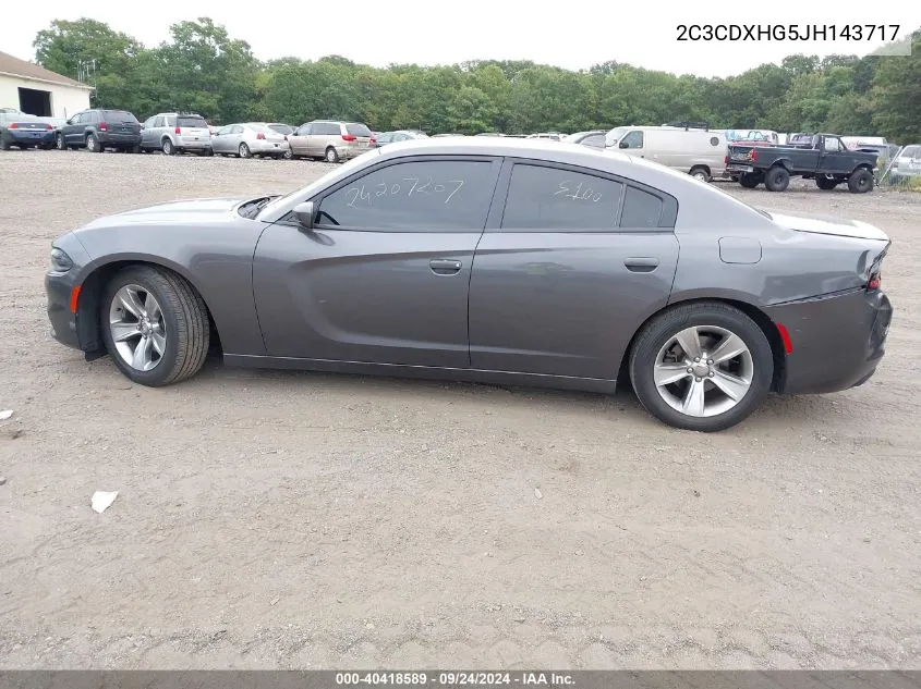 2C3CDXHG5JH143717 2018 Dodge Charger Sxt Plus Rwd