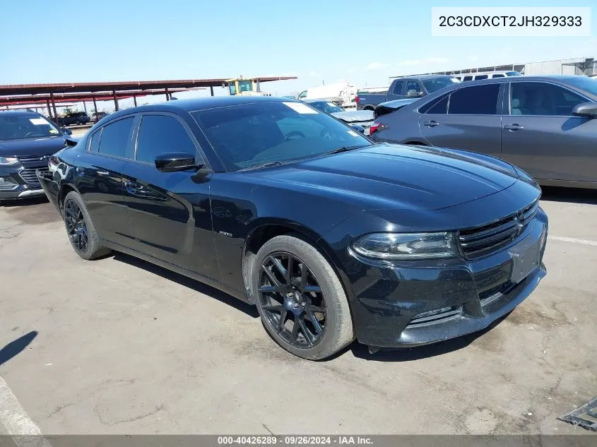 2C3CDXCT2JH329333 2018 Dodge Charger R/T Rwd