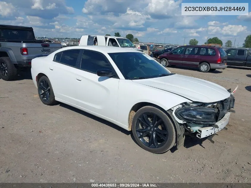 2018 Dodge Charger Sxt Rwd VIN: 2C3CDXBG3JH284469 Lot: 40438653