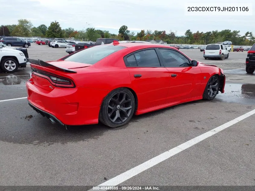 2C3CDXCT9JH201106 2018 Dodge Charger R/T Rwd