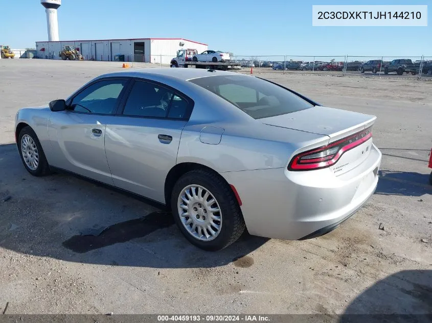 2018 Dodge Charger Police Awd VIN: 2C3CDXKT1JH144210 Lot: 40459193