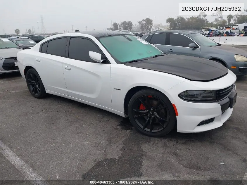 2C3CDXCT7JH205932 2018 Dodge Charger R/T