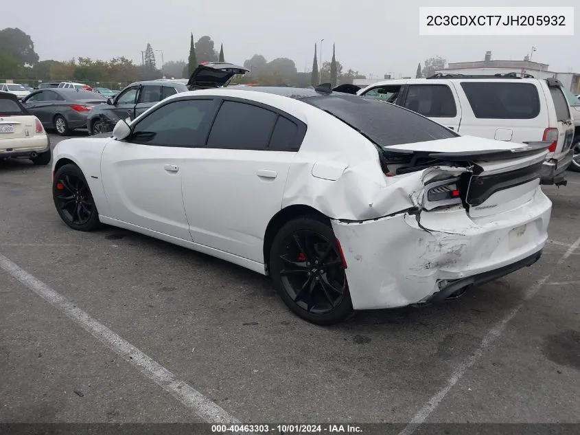 2C3CDXCT7JH205932 2018 Dodge Charger R/T